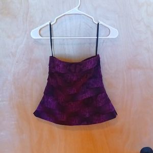 White House Black Market Purple Top